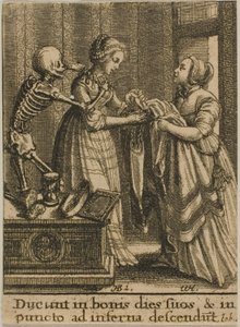 Bruden och döden av Wenceslaus Hollar