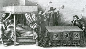 Kung James den förstas död, 1625 av Wenceslaus Hollar