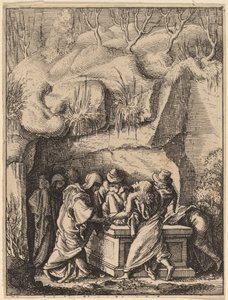 Gravläggningen av Wenceslaus Hollar
