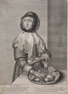 De fyra årstiderna: Hösten, 1641. av Wenceslaus Hollar