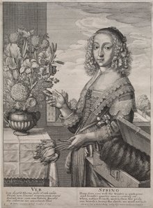 De fyra årstiderna: Våren av Wenceslaus Hollar