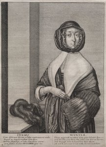 De fyra årstiderna: vinter av Wenceslaus Hollar