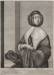 De fyra årstiderna: vinter, 1641. av Wenceslaus Hollar