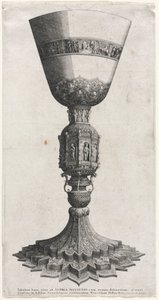 Den stora kalken utsmyckad med figurer av Wenceslaus Hollar