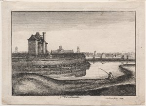 Vattenhuset, 1665. av Wenceslaus Hollar