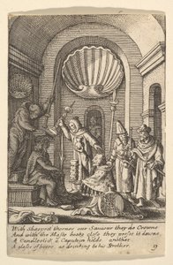 Kristi hån, 1625-77. av Wenceslaus Hollar