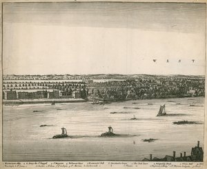 Utsikten över London och Westminster från Lambeth av Wenceslaus Hollar