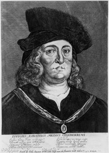 Theophrastus Bombastus von Hohenheim Paracelsus, schweizisk alkemist och läkare, 1500-talet.