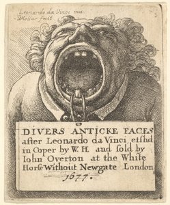 Titelsida, Divers Anticke Faces, 1677. av Wenceslaus Hollar