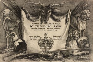 Titel. Tillstånd 3 av Wenceslaus Hollar