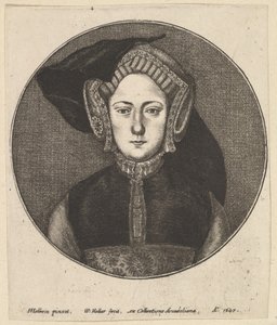 Okänd kvinna, 1647. av Wenceslaus Hollar