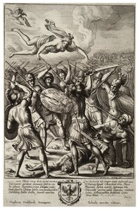 Venus skyddar Aeneas. Tillstånd 2 av Wenceslaus Hollar
