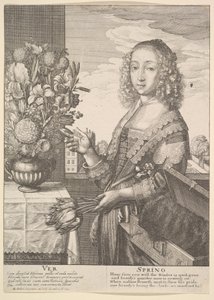 Ver - Spring Tre fjärdedels säsonger, 1641. av Wenceslaus Hollar
