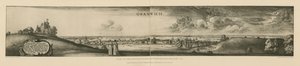 Vy över Greenwich etsad 1637 av Wenceslaus Hollar