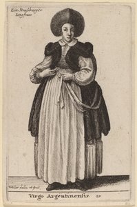 Argentinsk jungfru av Wenceslaus Hollar