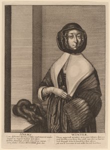 Vinter av Wenceslaus Hollar