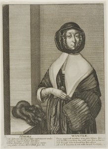 Vinter av Wenceslaus Hollar