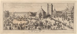 Vinter: Paradplatsen av Wenceslaus Hollar