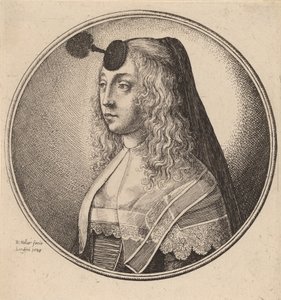 Kvinna i Antwerpen, 1643. av Wenceslaus Hollar