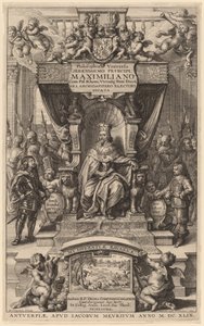 Titelsida till "Universums filosofi" av Wenceslaus Hollar after Abraham van Diepenbeeck