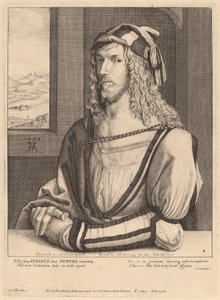 Albrecht Dürer av Wenceslaus Hollar after Albrecht Dürer