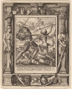 Riddare av Wenceslaus Hollar after Hans Holbein the Younger after Abraham van Diepenbeeck