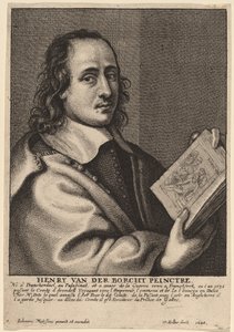 Henry van der Borcht, målare av Wenceslaus Hollar after Joannes Meyssens