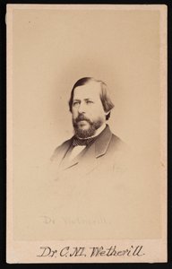Porträtt av Dr Charles Mayer Wetherill 1825-1871, 1864. av Wenderoth and Taylor