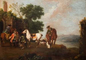 Rådjursjakten, 1760. av Wenzel Ignaz Prasch