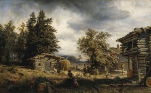Stuga i Kuru av Werner Holmberg