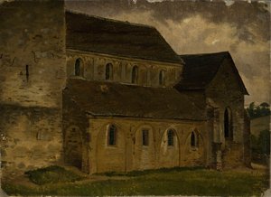 Kyrkan i Erkrath, studie av Werner Holmberg