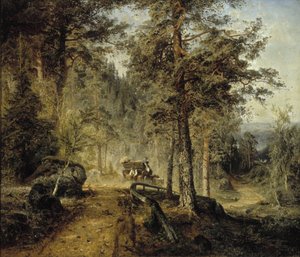 Road in Tavastland (En varm sommardag)