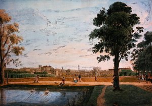 Utsikt över Orangeriet, framför Friedrichsthal nära Kassel av Werner Kobold