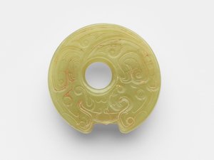 Hängsmycke av Western Zhou Dynasty Chinese School