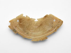 Hängsmycke av Western Zhou Dynasty Chinese School