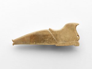 Hänge i form av en fågel, c.1050-c.950 f.Kr. (jade)