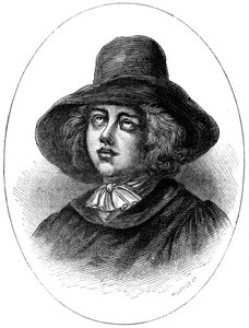 George Fox, grundare av kväkarna, 1600-talet c1880.