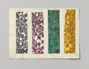 Stål med tryckt sida, design Aussee av Wiener Werkstätte