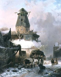Gamla kvarnen av Wijnand Joseph Nuyen