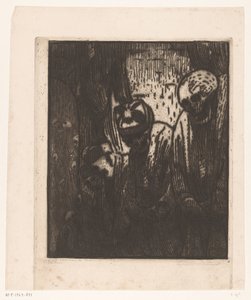 Catacombe, Palermo (originaltitel på objekt) av Wijnand Otto Jan Nieuwenkamp (signed by artist)