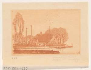 Hus på vattnet i Oude Wetering The Old Wetering (originaltitel)