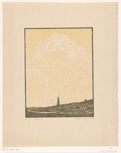 Rhenen (originaltitel på objekt) av Wijnand Otto Jan Nieuwenkamp (signed by artist)