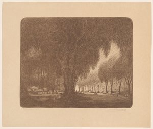 Weltevreden (originaltitel på objekt) av Wijnand Otto Jan Nieuwenkamp (signed by artist)