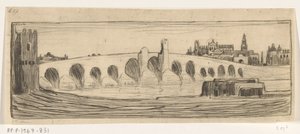 Romeinse brug över Guadalquivir i Cordoba Brug te Cordova (originaltitel) av Wijnand Otto Jan Nieuwenkamp