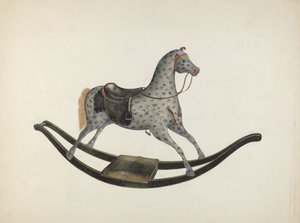 Hobbyhäst, ca. 1941.