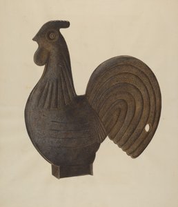 Väderkvarns motvikt, ca. 1938.