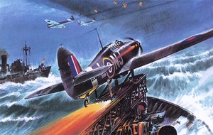 Hawker Hurricane av Wilf (20th century) Hardy
