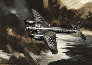 Wings over the World, illustration från "Missions to Danger