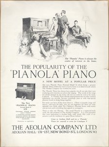Aeolian Company Pianolas, 1920-talet