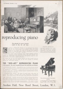 Aeolian Company Pianolas, 1923 av Wilfred Fryer